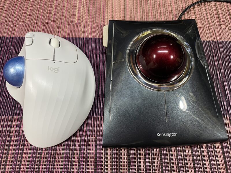 クリエイター御用達Kensingtonケンジントン トラックボール SlimBladeの使用感と親指トラックボールやマウスとの比較